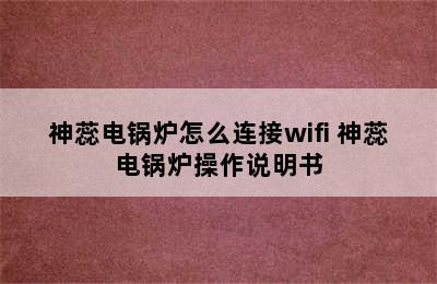 神蕊电锅炉怎么连接wifi 神蕊电锅炉操作说明书